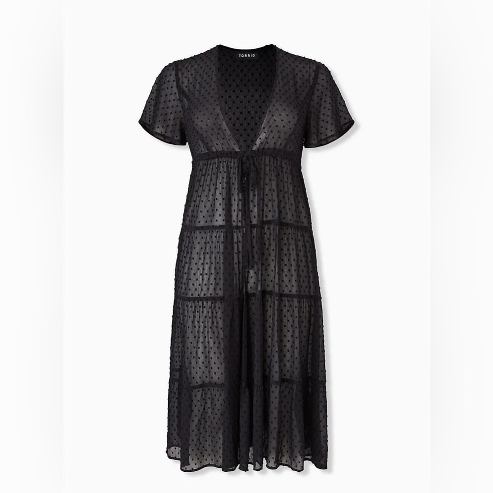 Torrid microdot sheer duster